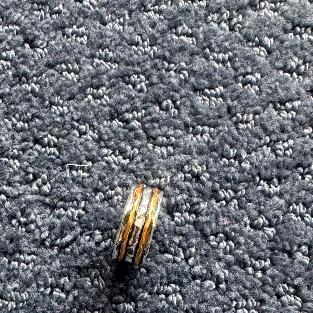 Gold and Silver Band Ring
